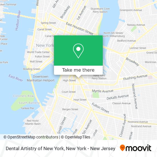 Mapa de Dental Artistry of New York