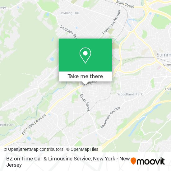 BZ on Time Car & Limousine Service map