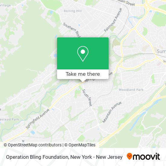 Operation Bling Foundation map