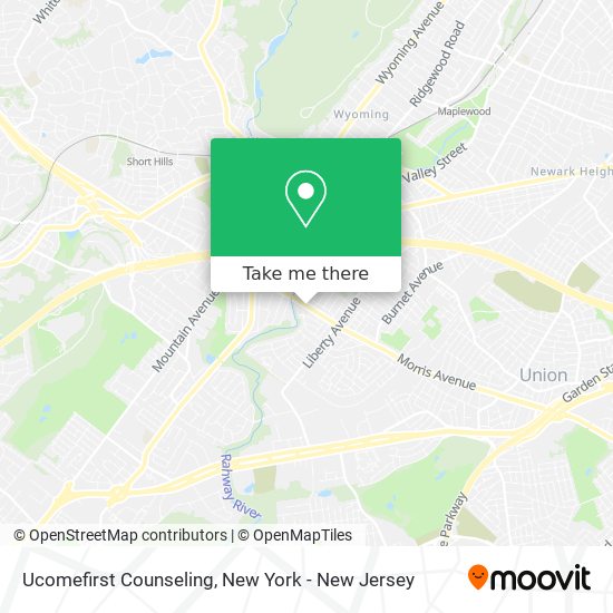 Ucomefirst Counseling map