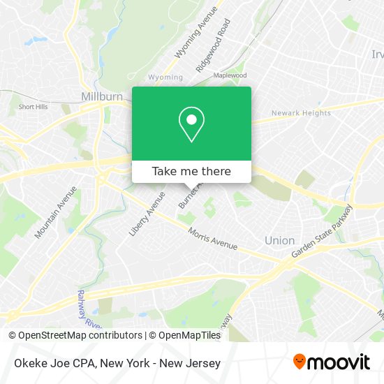 Okeke Joe CPA map