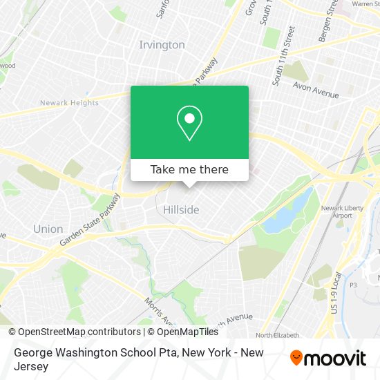 George Washington School Pta map