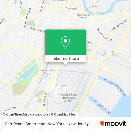 Mapa de Cart Rental Smartecart