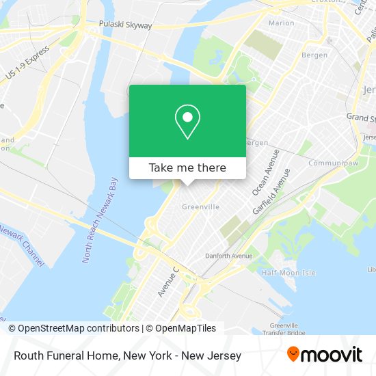 Mapa de Routh Funeral Home