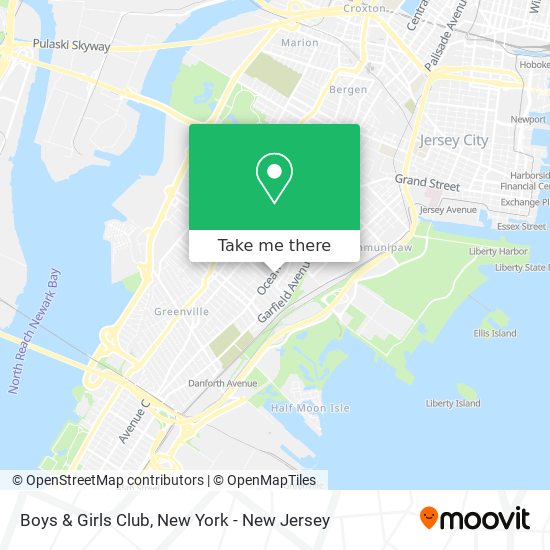 Mapa de Boys & Girls Club