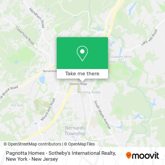 Pagnotta Homes - Sotheby's International Realty map