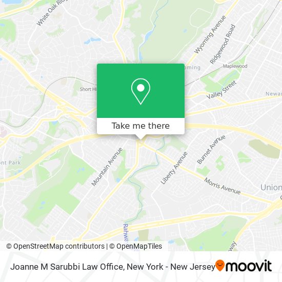 Joanne M Sarubbi Law Office map