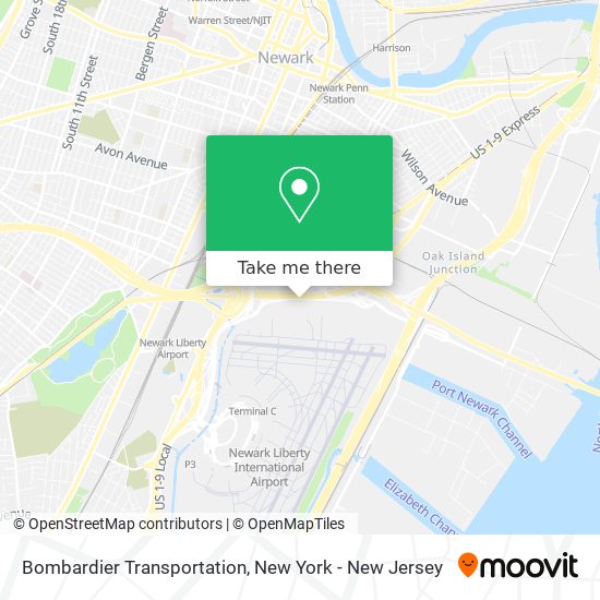 Mapa de Bombardier Transportation