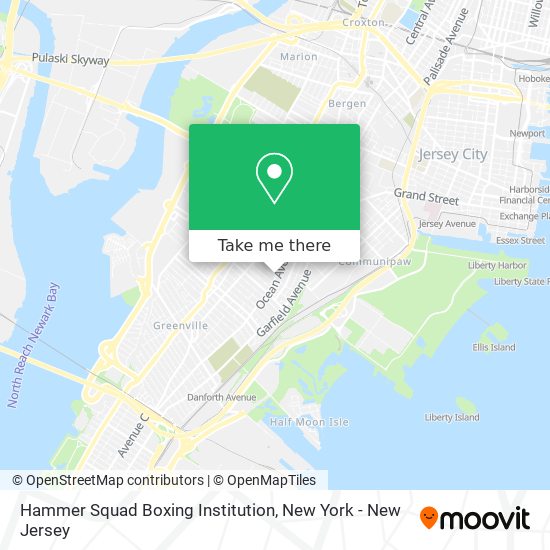 Hammer Squad Boxing Institution map