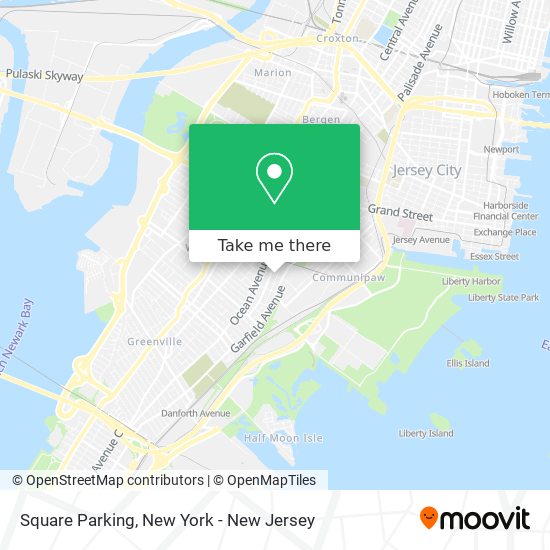 Square Parking map