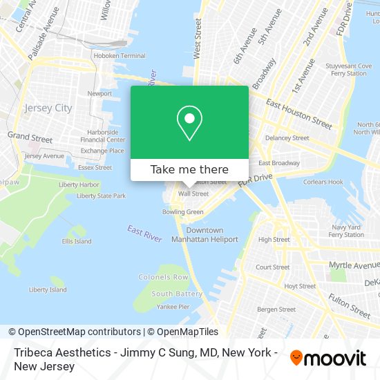 Mapa de Tribeca Aesthetics - Jimmy C Sung, MD