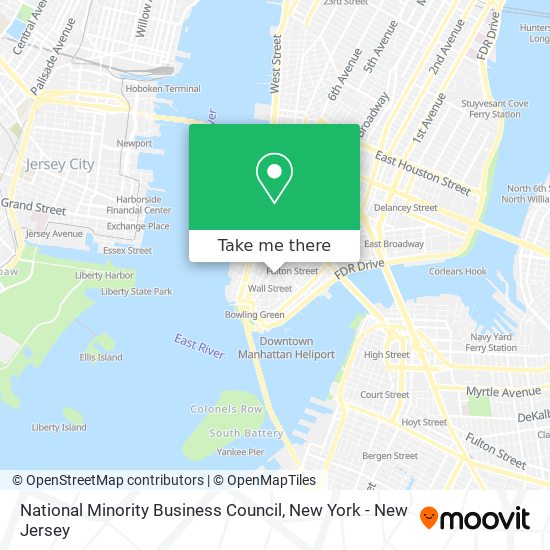 Mapa de National Minority Business Council