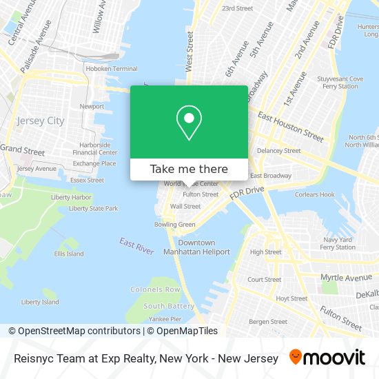 Reisnyc Team at Exp Realty map