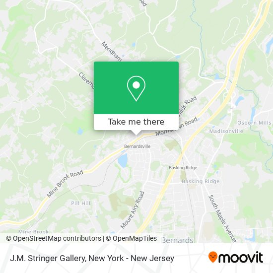 Mapa de J.M. Stringer Gallery