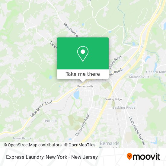 Express Laundry map