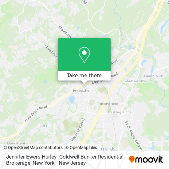 Jennifer Ewers Hurley- Coldwell Banker Residential Brokerage map