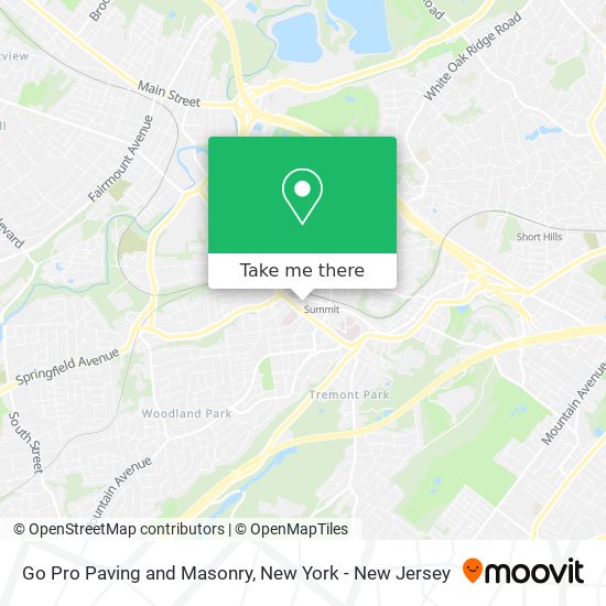 Mapa de Go Pro Paving and Masonry