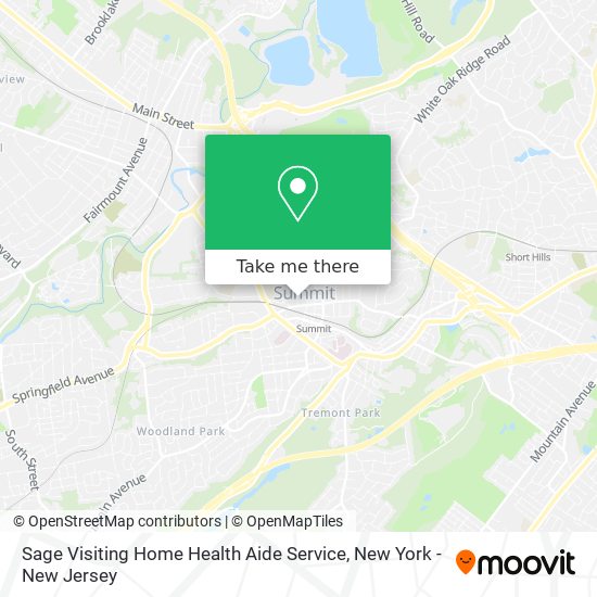 Mapa de Sage Visiting Home Health Aide Service