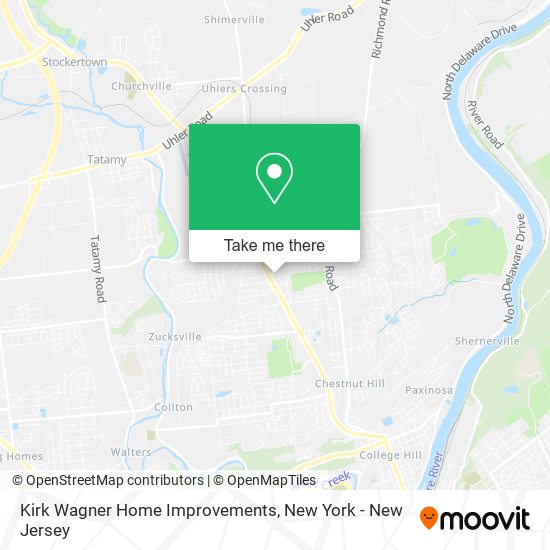 Kirk Wagner Home Improvements map