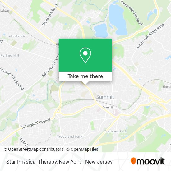 Star Physical Therapy map