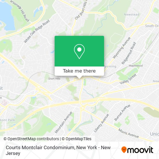 Courts Montclair Condominium map