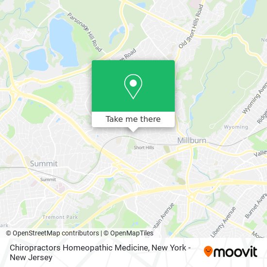 Chiropractors Homeopathic Medicine map