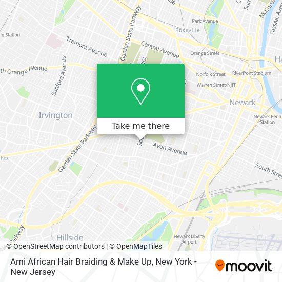 Ami African Hair Braiding & Make Up map