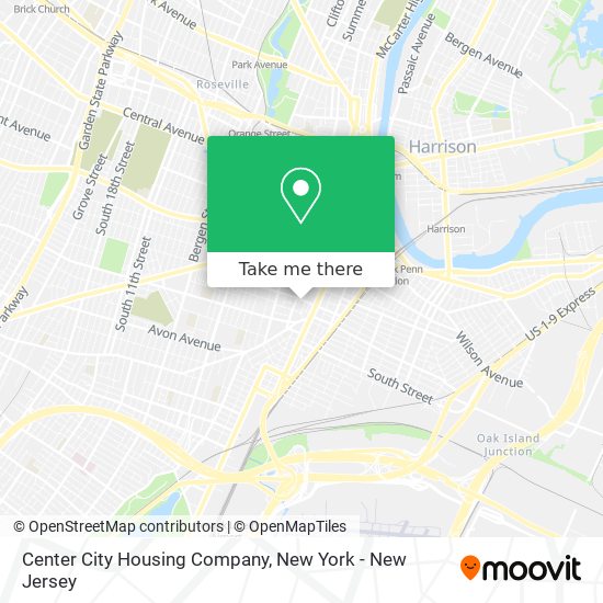 Center City Housing Company map