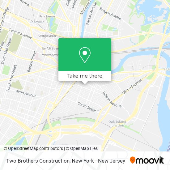Two Brothers Construction map