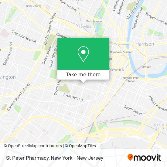 Mapa de St Peter Pharmacy