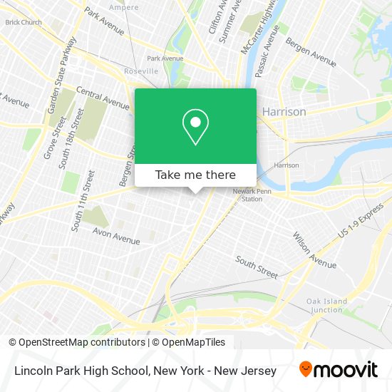 Mapa de Lincoln Park High School