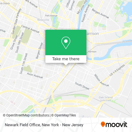 Newark Field Office map
