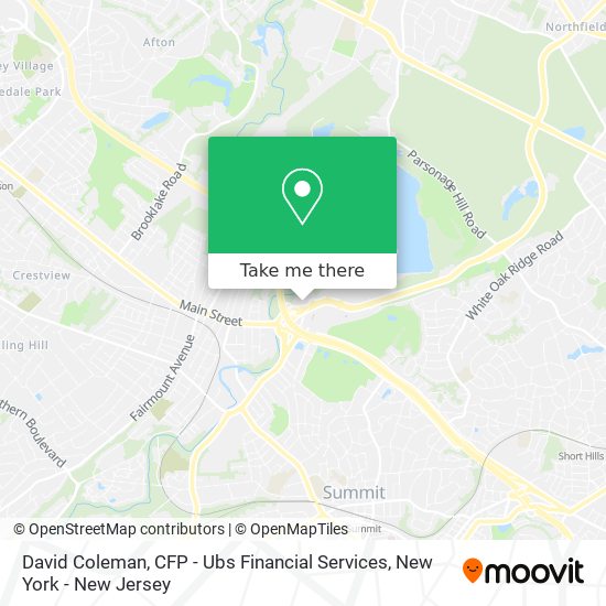 David Coleman, CFP - Ubs Financial Services map