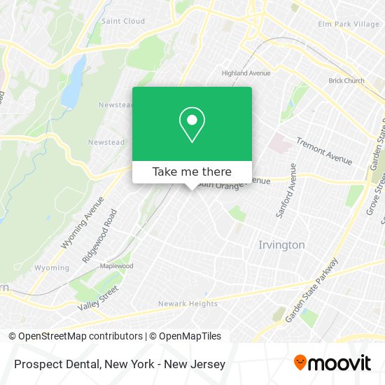 Mapa de Prospect Dental