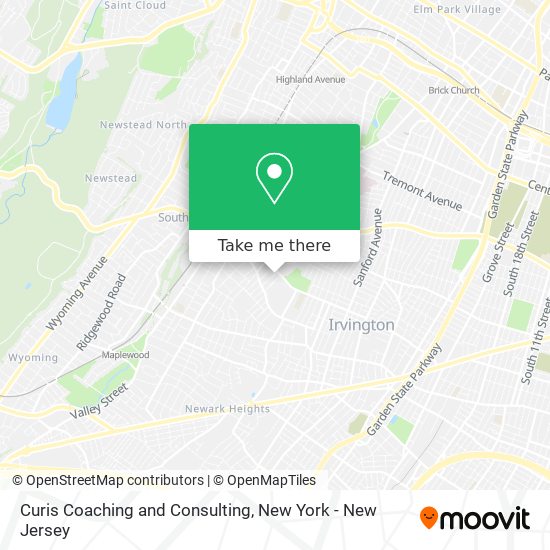 Curis Coaching and Consulting map