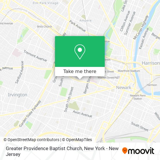 Greater Providence Baptist Church map