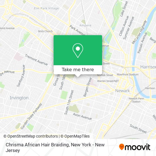 Chrisma African Hair Braiding map