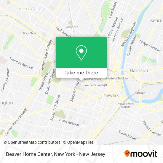 Beaver Home Center map