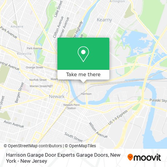 Mapa de Harrison Garage Door Experts Garage Doors