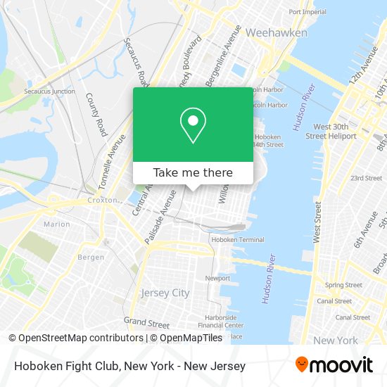 Mapa de Hoboken Fight Club