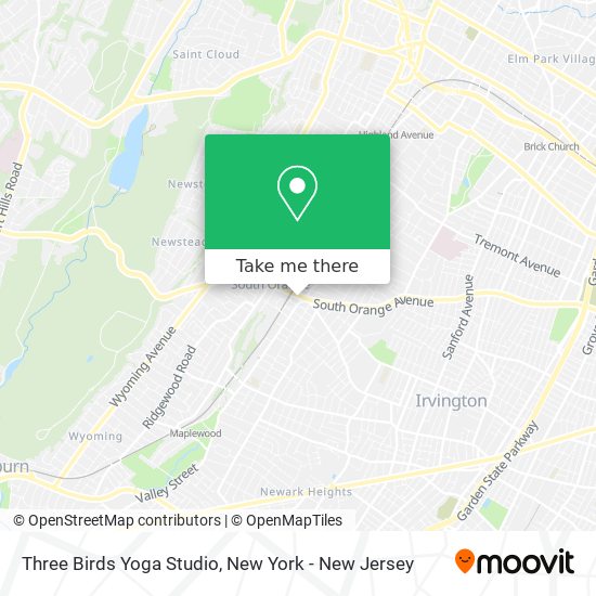 Three Birds Yoga Studio map