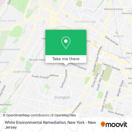 White Environmental Remediation map