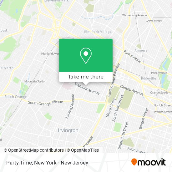 Party Time map