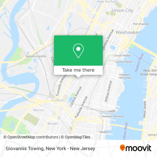 Giovannis Towing map