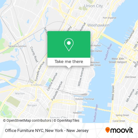 Office Furniture NYC map