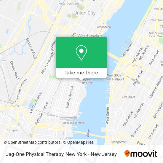 Jag-One Physical Therapy map