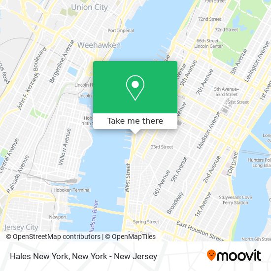 Hales New York map