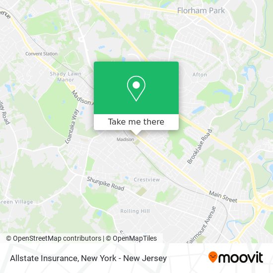 Mapa de Allstate Insurance