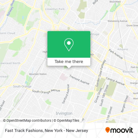 Fast Track Fashions map