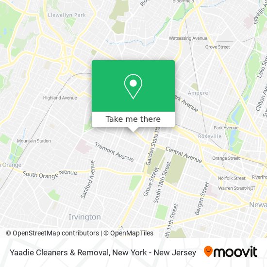 Yaadie Cleaners & Removal map
